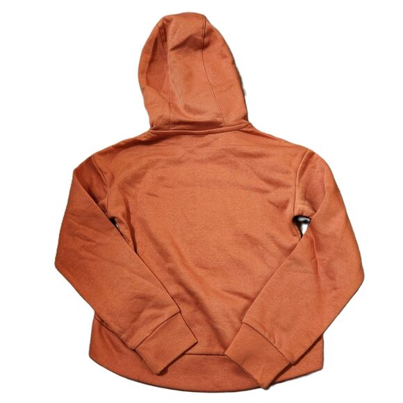 Nike Girls Hoodie – Youth Small, Sport Spice Orange Fleece Pullover - Unworn - Picture 2 of 7